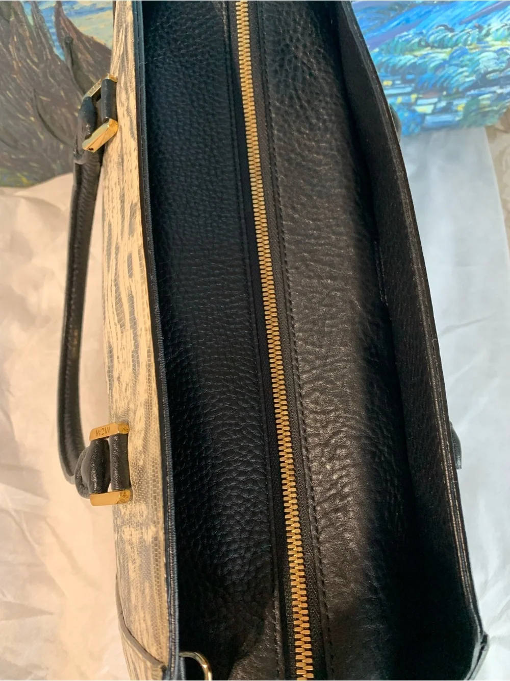 MCM Limited Edition Satchel. EUC - Picture 5 of 12